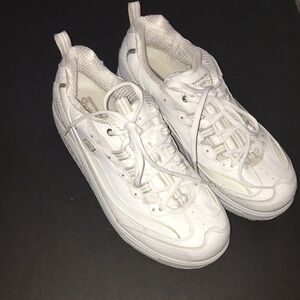Skechers White Shape Ups Sneakers